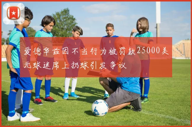爱德华兹因不当行为被罚款25000美元球迷席上扔球引发争议